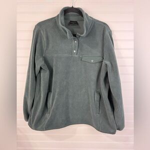 32 Degree Heat women’s sage green fleece pullover sweatshirt Size large.